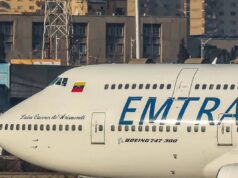 l boeing 747 de la empresa emtrasur quedó varado en ezeiza