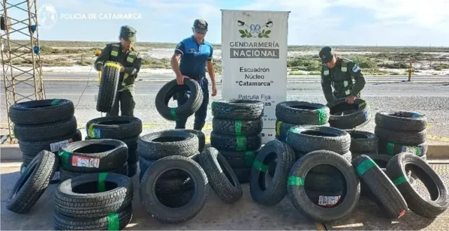 tucumanos detenidos con 55 cubiertas