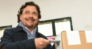 gustavo sáenz cuando votó en salta