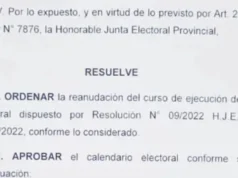 junta electoral resuelve