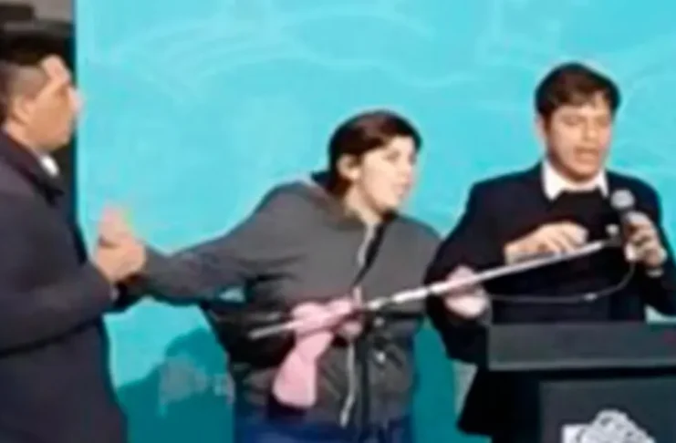 incidente de seguridad en un acto de axel kicillof