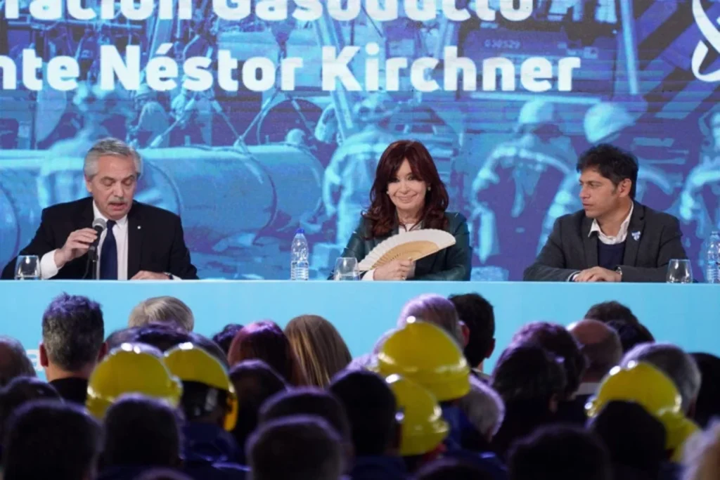 acto de inauguración del gasoducto néstor kirchner