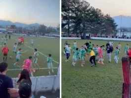 Batalla campal en una final de fútbol amateur en el sur tucumano