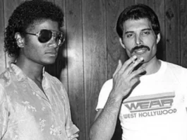 Freddie Mercury y Michael Jackson
