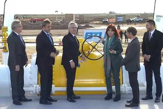 inauguración del gasoducto presidente néstor kirchner