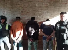 Los tres malvivientes fueron atrapados