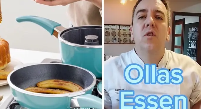 Polémico video: un chef profesional reveló el lado oscuro de las ollas  Essen y remarcó por qué no se deben usar