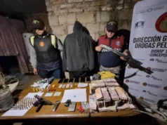 Aprehendieron a un hombre y secuestran cocaína y más de un millón de pesos en Aguilares
