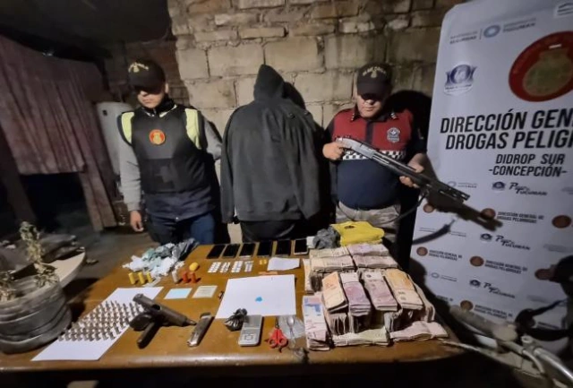 Aprehendieron a un hombre y secuestran cocaína y más de un millón de pesos en Aguilares