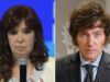 Cristina Kirchner y Javier Milei-min