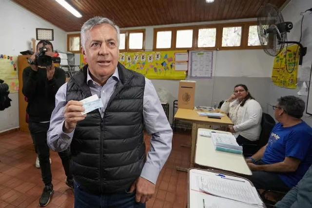Elecciones en Mendoza. Voto de Alfredo Cornejo