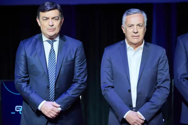 Los candidatos a Gobernador de Mendoza Omar De Marchi y Alfredo Cornejo