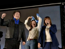 El acto de cierre de Javier Milei en Córdoba, junto a Patricia Bullrich y Victoria Villarruel