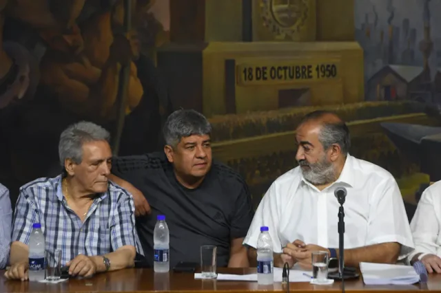 CGT Carlos Acuña, Pablo Moyano y Héctor Daer