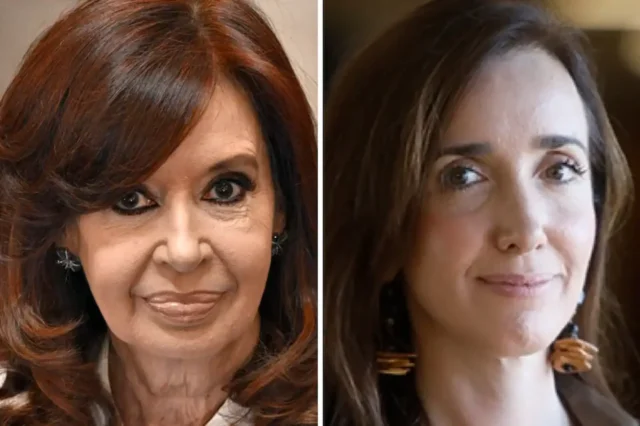 La exvicepresidenta Cristina Kirchner y la vicepresidenta actual, Victoria Villarruel