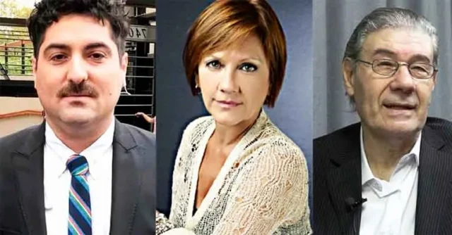 Lautora Maislin, Sandra Russo y Víctor Hugo Morales