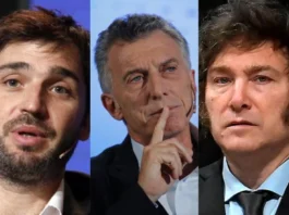 Ignacio Torres, Mauricio Macri y Javier Milei