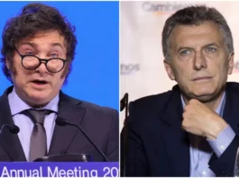 Javier Milei y Mauricio Macri