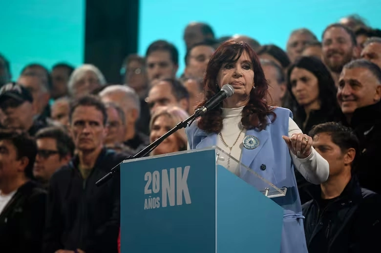 La expresidenta Cristina Fernández