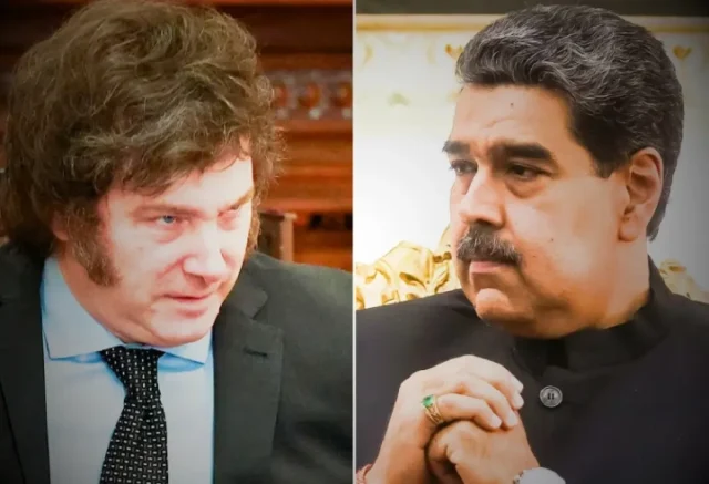 Javier Milei enfrenta a Nicolás Maduro