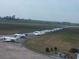 Los aviones de 13 gobernadores en Tucumán