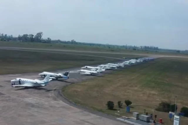 Los aviones de 13 gobernadores en Tucumán