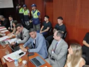 Jugadores de Vélez en audiencia