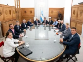 Nicolás Posse y Guillermo Francos recibieron a los diputados de Hacemos Coalición Federal, el bloque que preside Miguel Pichetto