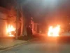 Rosario quemaron autos los narcos