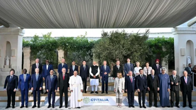 CUMBRE DEL G7. Milei, junto a los líderes del mundo, en Italia
