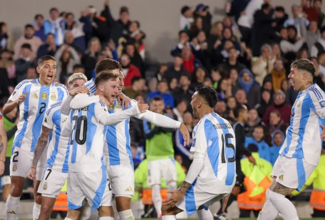 Argentina le ganó a Chile 3 a 0