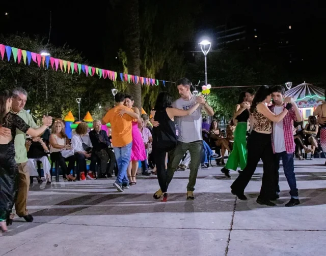 Encuentro de mates y tango muni