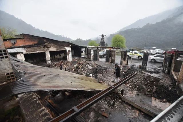 SINIESTRO. Los puestos de artesanías se incendiaron a fines de agosto