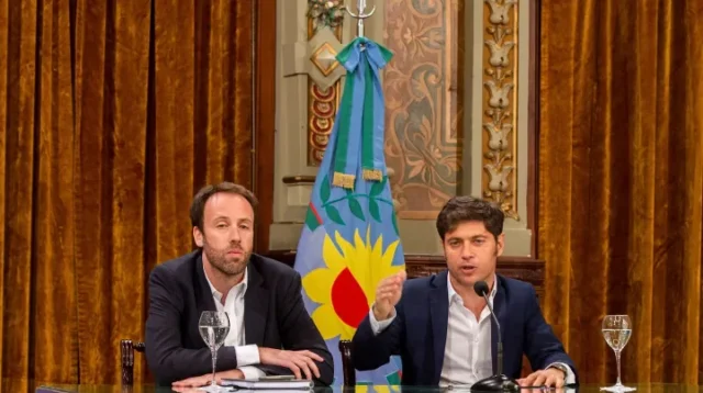 Axel Kicillof junto Pablo López Axel Kicillof junto Pablo López