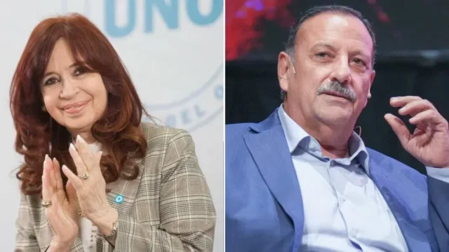 Cristina Kirchner y Ricardo Quintela