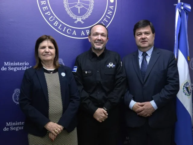 Patricia Bulrrich, Gustavo Villatoro y Eugenio Agüero Gamboa