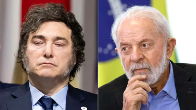 Javier Milei y Lula da Silva1