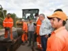 Jaldo lanzo la repavimentacion de la ruta 329 e inauguro luminarias