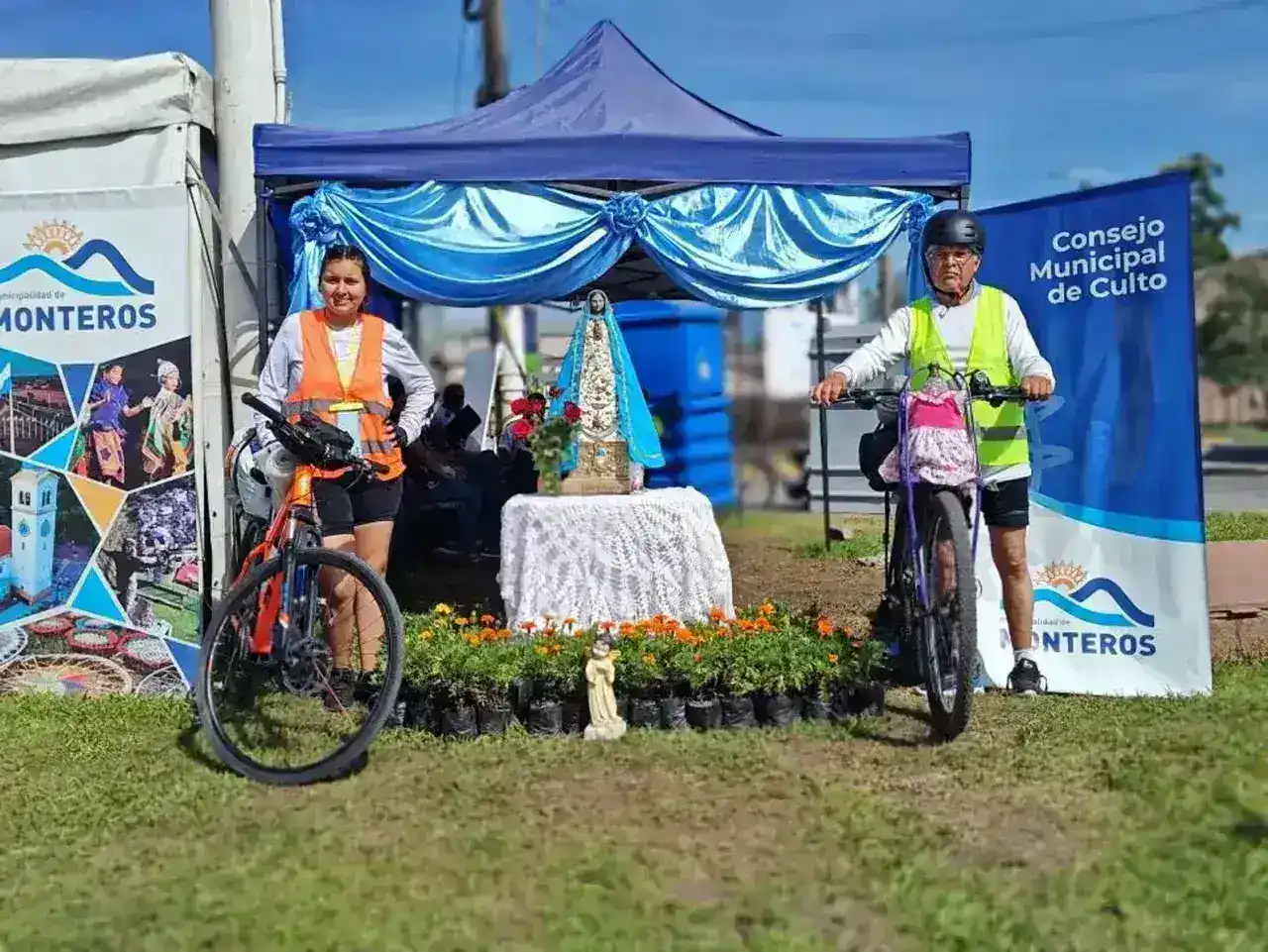 VIDEO. Lleva 35 anos yendo a pedal hacia el santuario de la Virgen del Valle