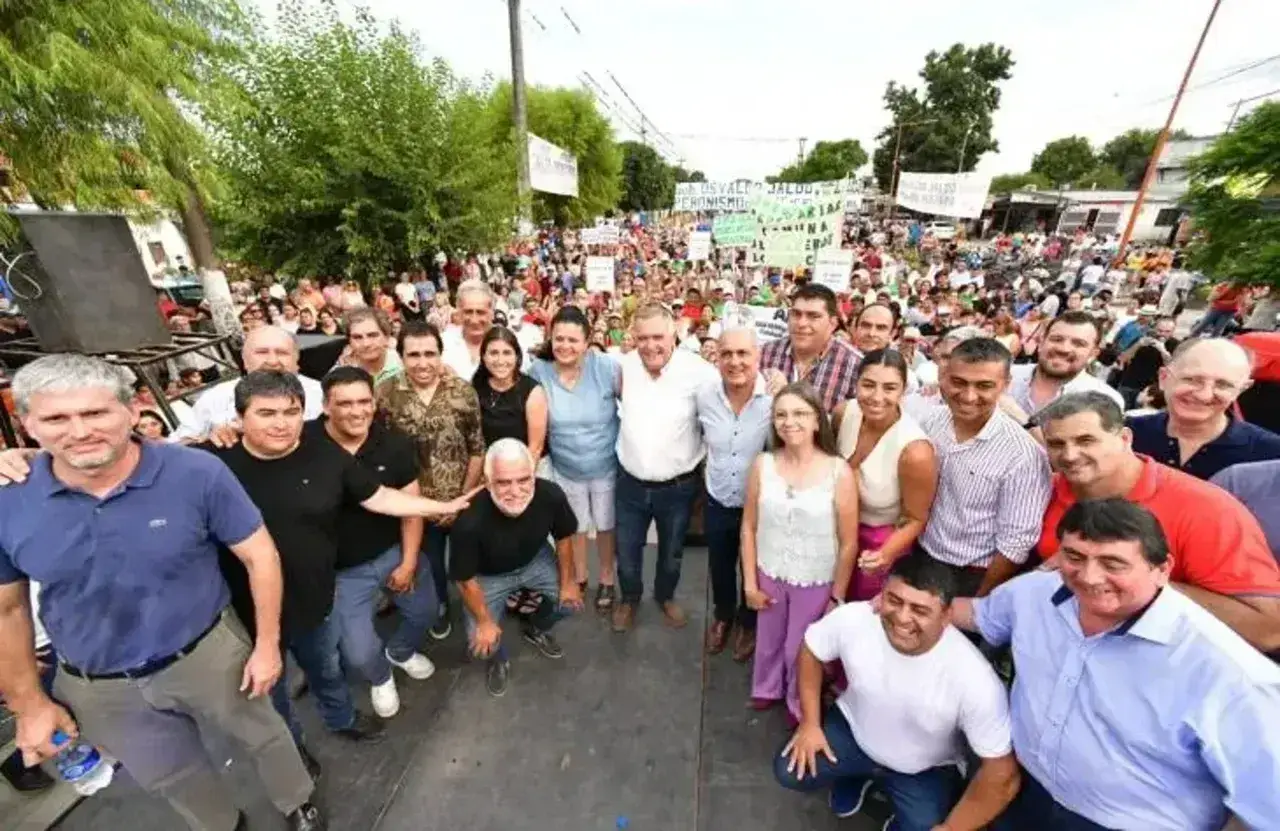 Jaldo recorrio las obras que se realizan sobre la ruta provincial 329