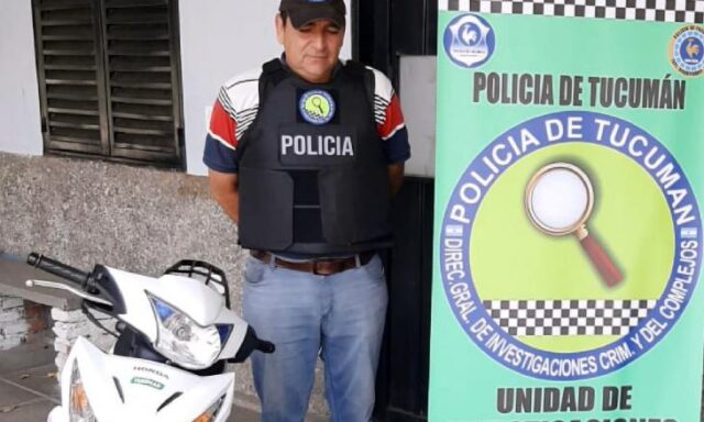 recuperan una moto que había sido robada