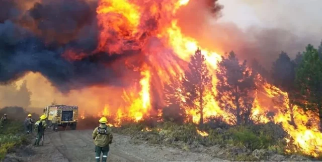 incendio en el bolsón