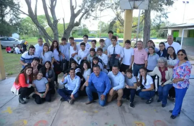 monteros visito la escuela n41 de niogasta y destaco las obras para prevenir inundaciones
