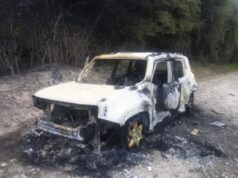 hallazgo de dos cuerpos calcinados