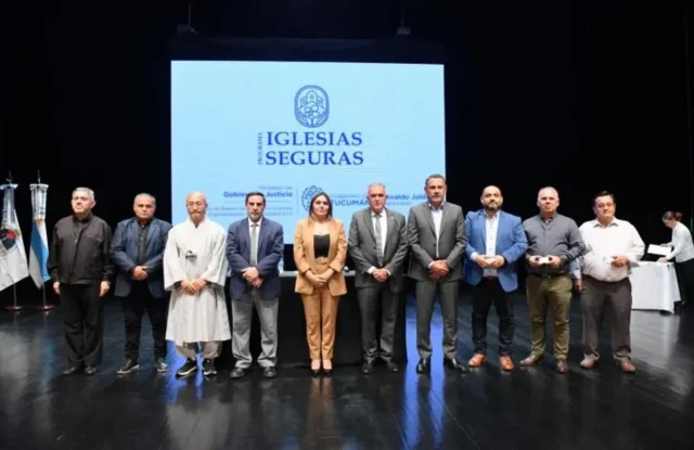 jaldo encabezo el lanzamiento del programa iglesias seguras