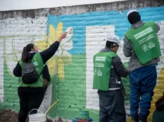 profundizan los trabajos para transformar las condiciones ambientales en el barrio el salvador